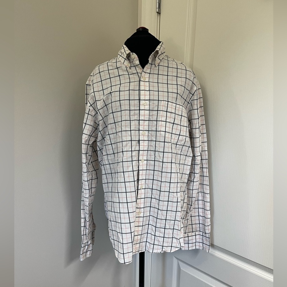 J.Crew Men's Slim Fit Plaid Button-Up Shirt Multicolor Size M.  (sku#272)